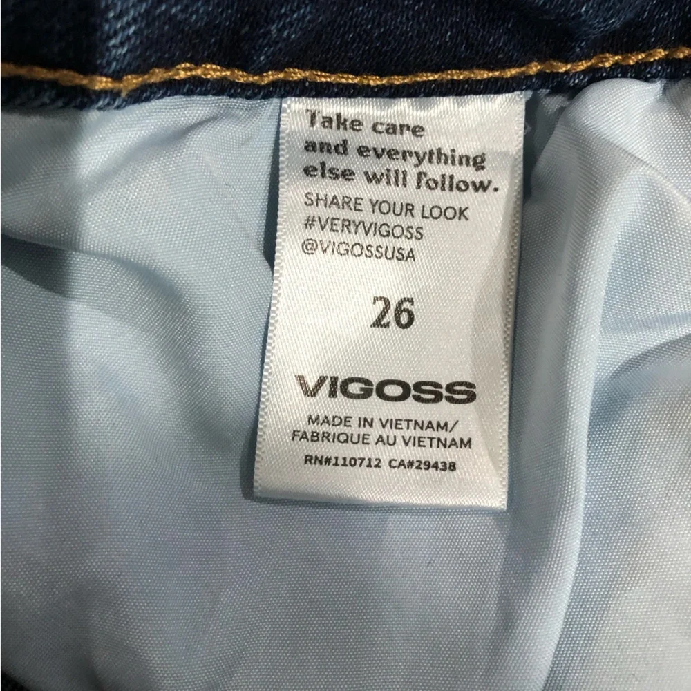 VIGOSS Thompson Tomboy Crop Relaxed Skinny Jeans
